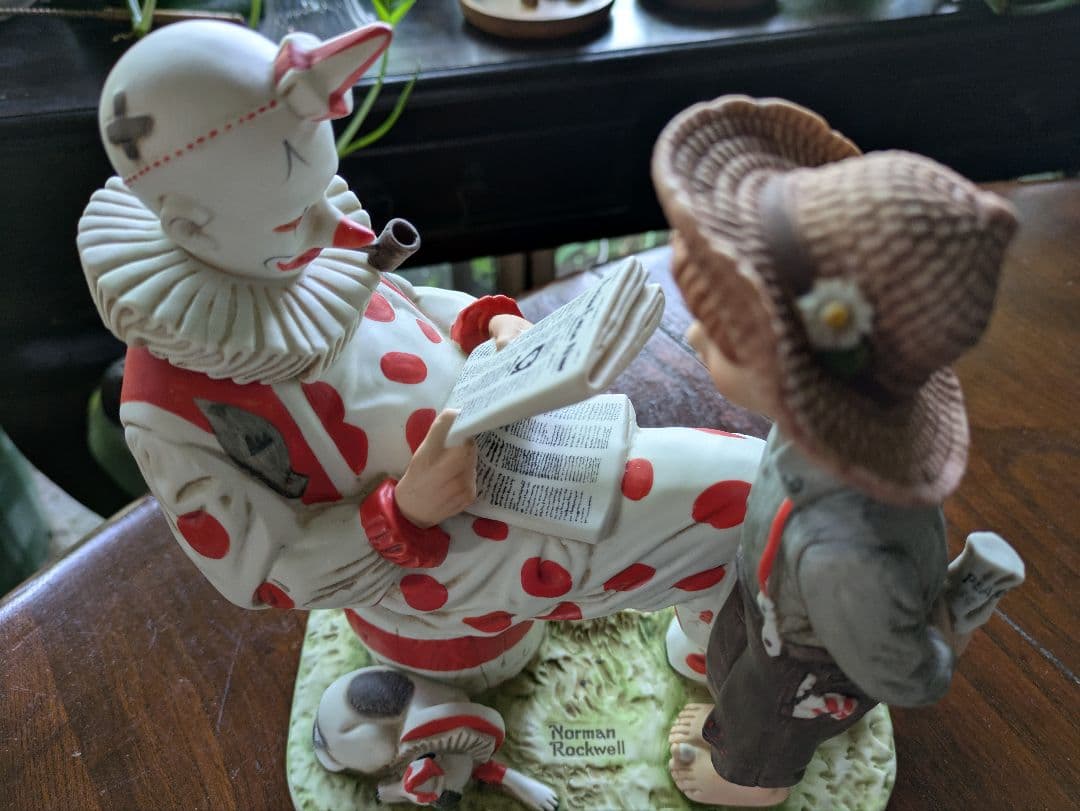 入手困難！1000体限定 サーカス ノーマンロックウェル イブニング