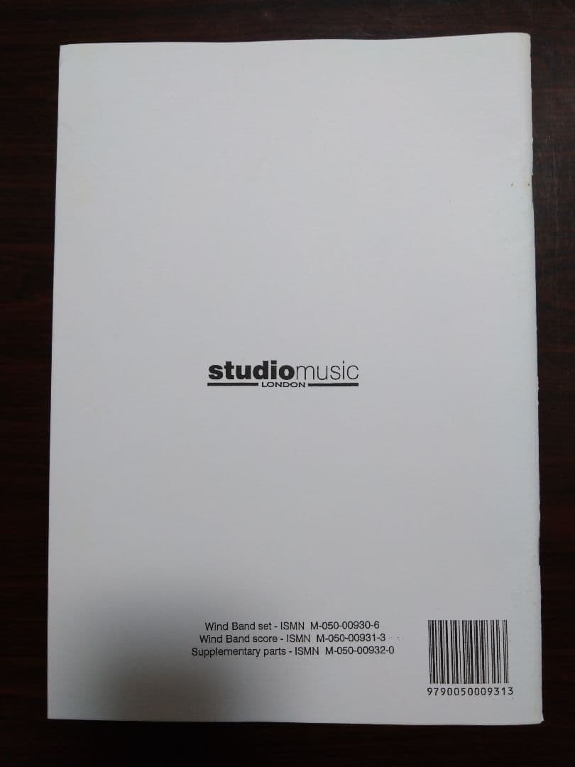 ORIENT EXPRESS(オリエント急行) 吹奏楽版 スコア 輸入楽譜