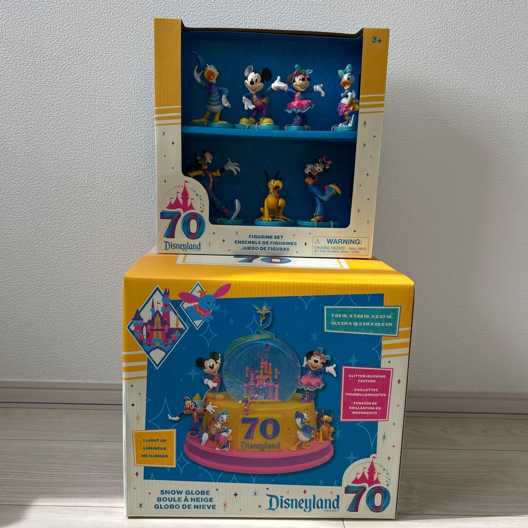♡最終価格♡ディズニー リゾート 70周年 フィギュア スノードーム 春
