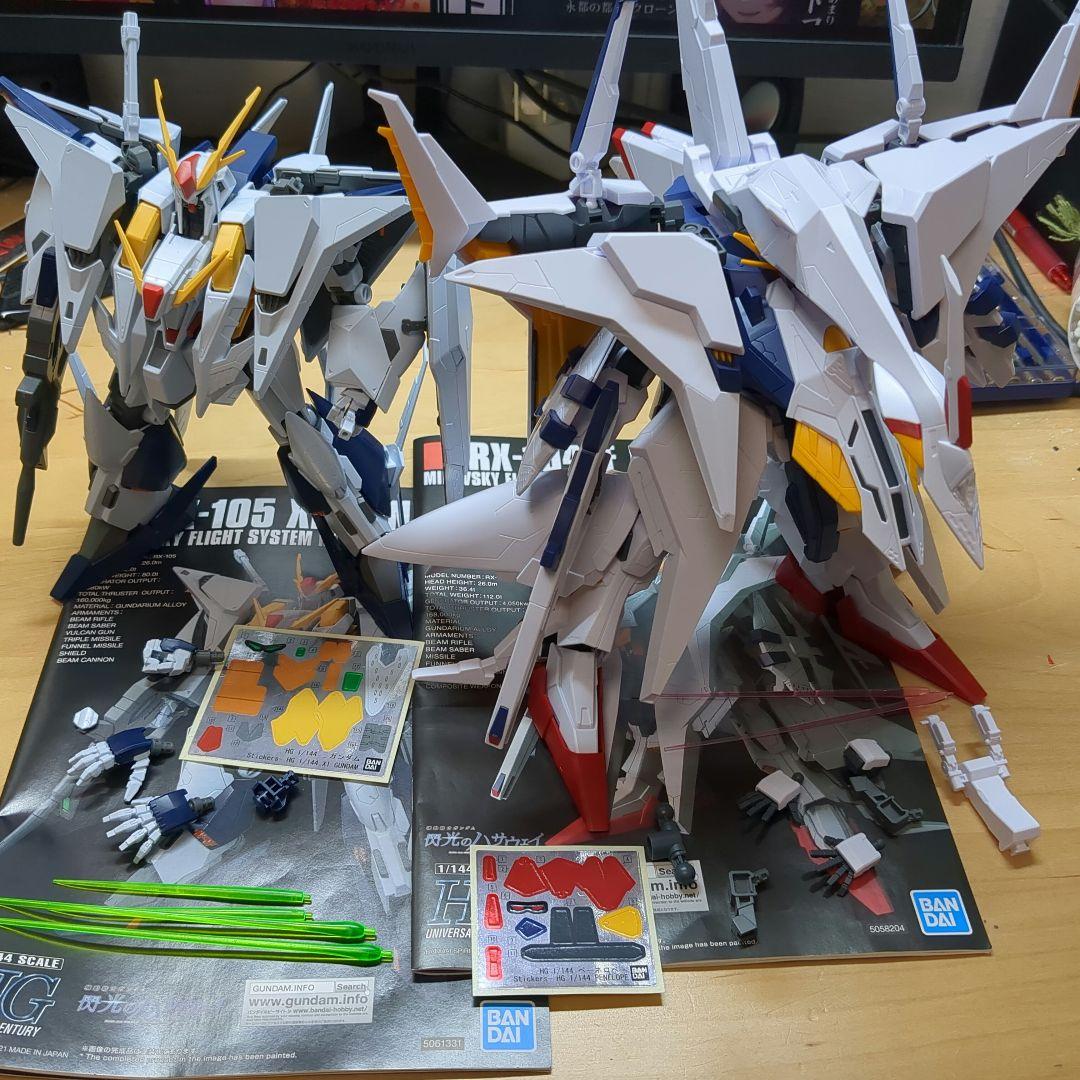 HG クスィーガンダム、ペーネロペー 素組セット - メルカリ