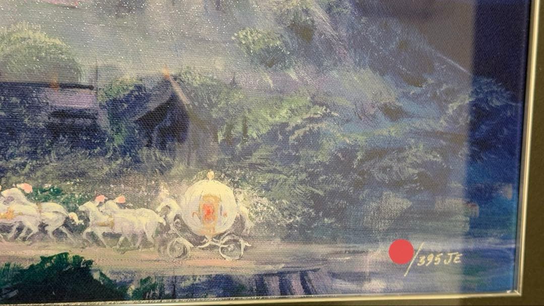 あ*り様 ピーターエレンショウ作 ディズニー版画(グラスキャッスル