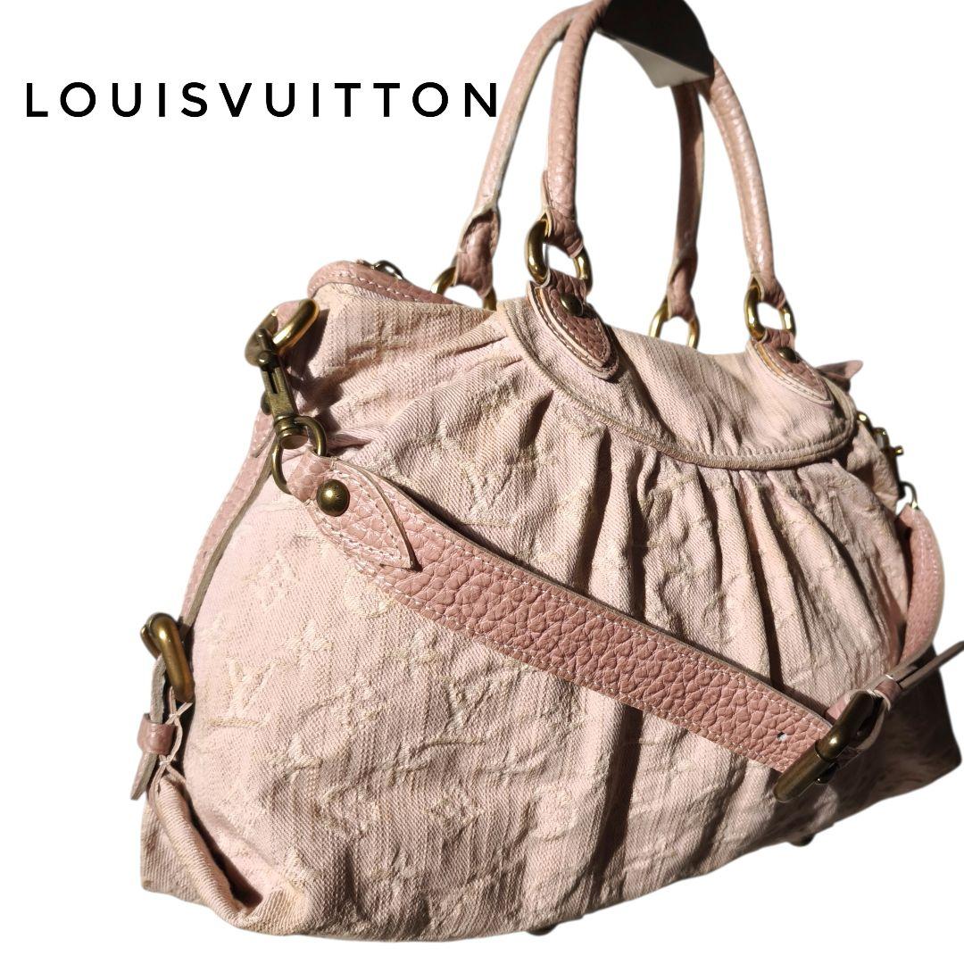 LOUIS VUITTON モノグラムデニム ネオガヴィMM（ローズ） LOUIS VUITTON】ルイヴィトン『モノグラム デニム ネオ カヴィMM