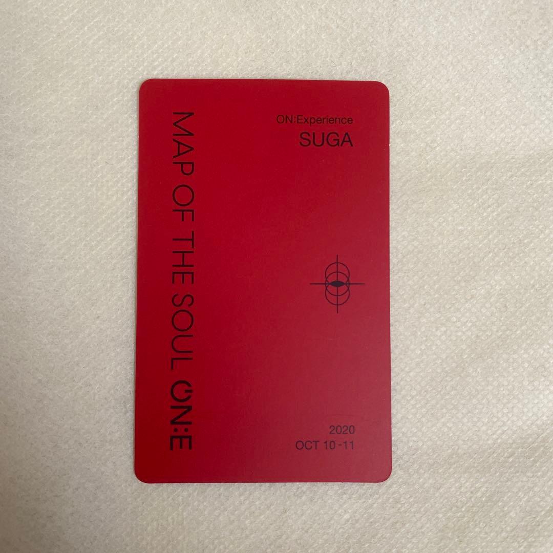 BTS MAP OF THE SOUL ON:E ユンギ SUGA トレカ - メルカリ