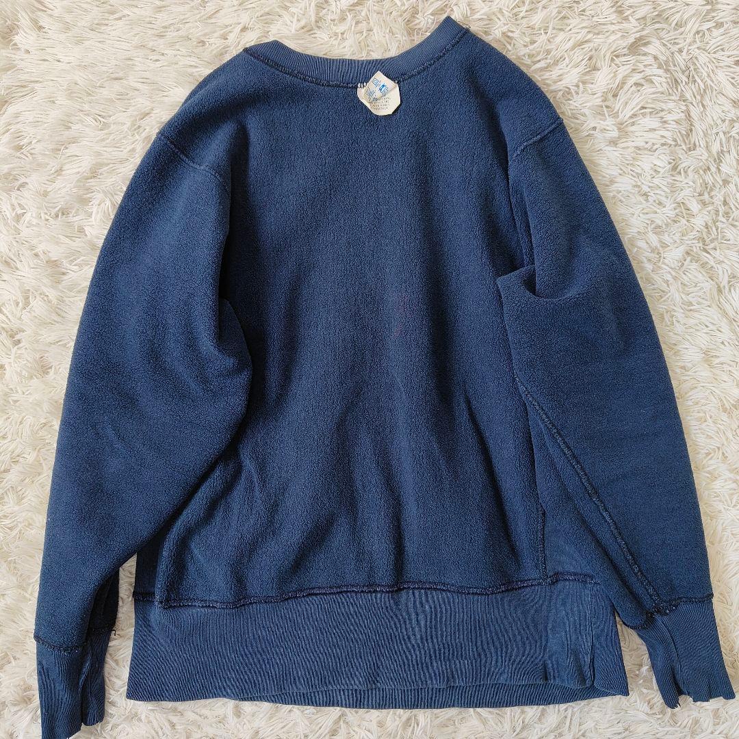 チャンピオン リバースウィーブ ネイビー 目あり 80s USA製 - メルカリ