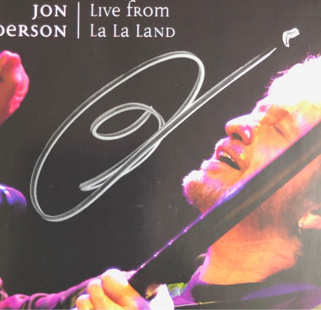 希少UK盤直筆サイン2CD】ジョン・アンダーソン ライブ・フロム