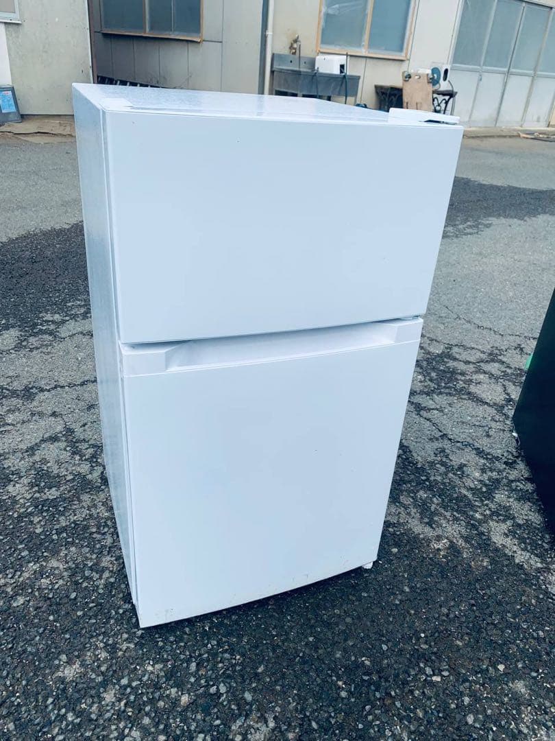 ✅ノンフロン冷凍冷蔵庫✅ ✅PRC-B092D-W✅ 送料設置無料 冷蔵庫 87L 小型 一人暮らし 2ドア 幅47.5cm PRC-B092D-W ホワイト