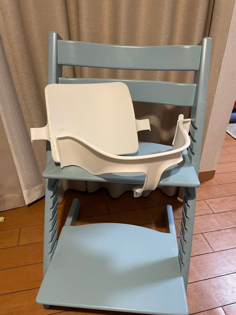 （本日限定価格）STOKKE ストッケトリップトラップアクアブルーベビーセット付 STOKKE ストッケ トリップトラップ ベビーセット / フィヨルドブルー