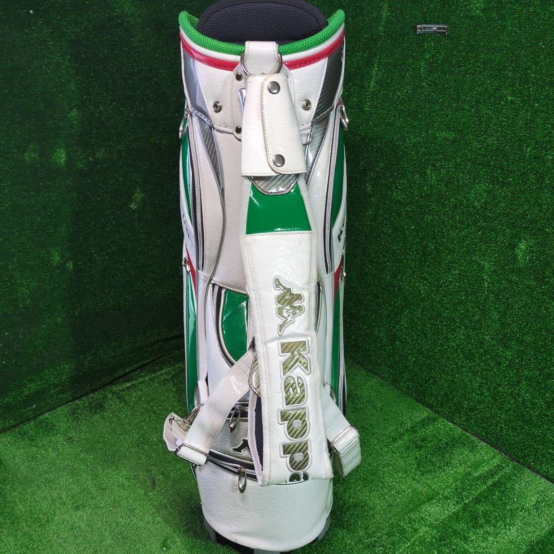 Kappa カッパ 9.5型 3点式 エナメル クロコダイル キャディバック