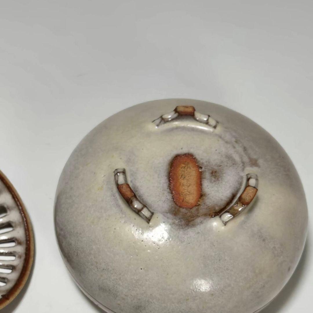 24-1237 赤膚焼 大塩正人作 奈良絵香炉