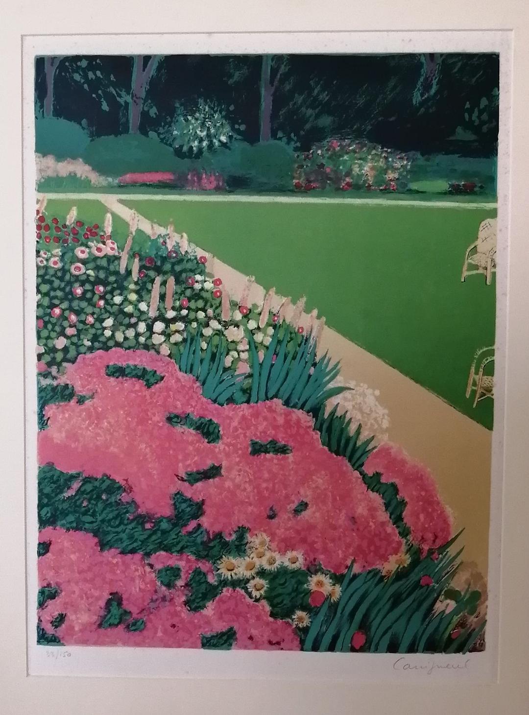 カシニョールリトグラフ  33/150 女性のいないリトグラフは希少です