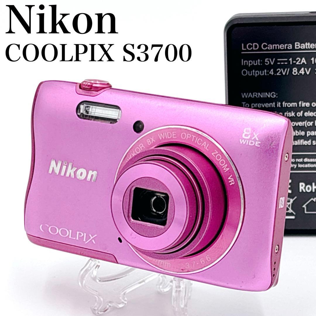 Nikon ニコン COOLPIX S3700 サクラピンク デジカメ WiFi Nikon ニコン COOLPIX S3700 サクラピンク デジカメ WiFi コンデジ