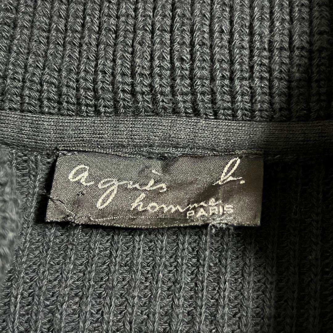 90s agnes b.（アニエスベー）ドライバーズニット/ネイビー/フランス製