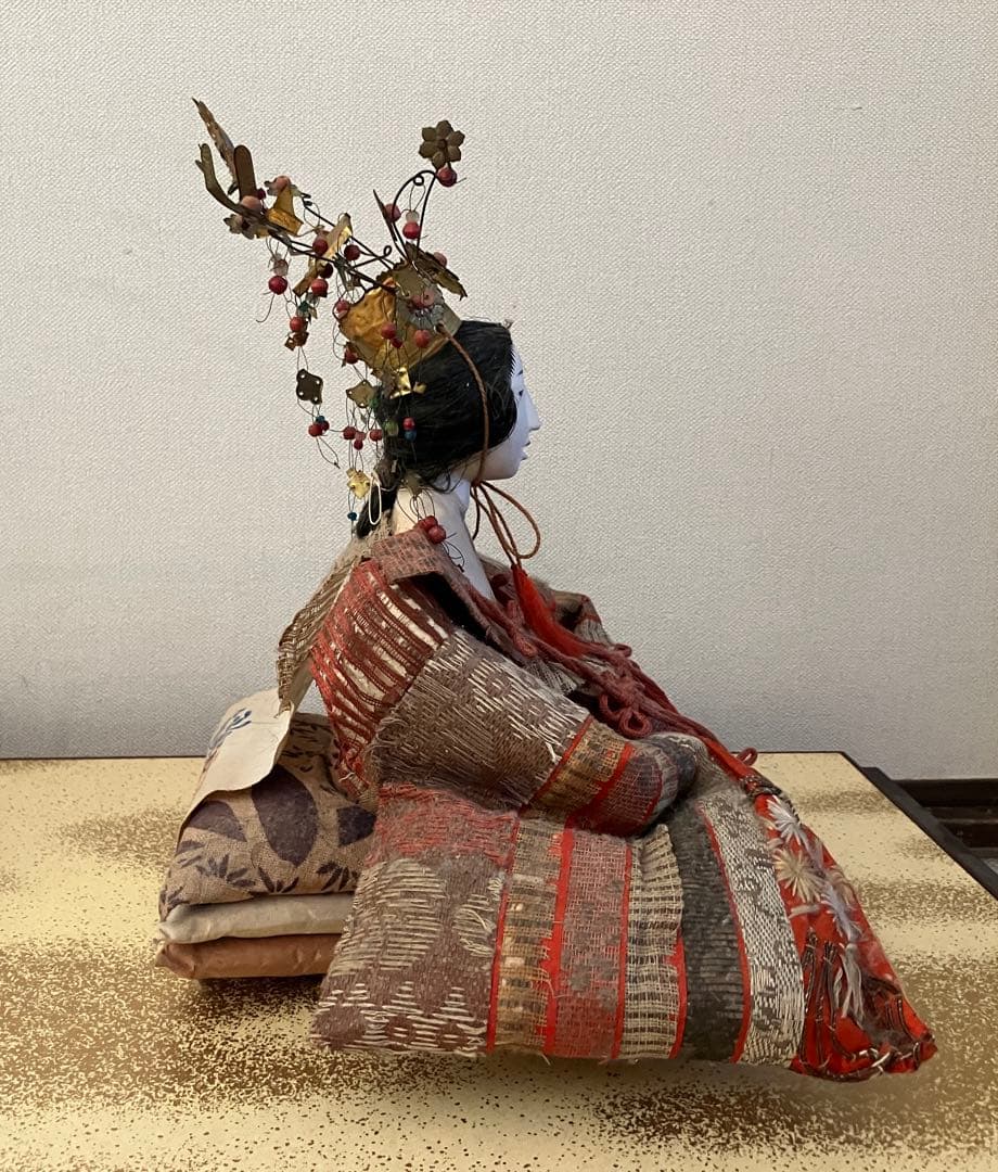 専用ケース（ガラス）付き 京都 雛人形 鱗形屋 古代雛 - メルカリ