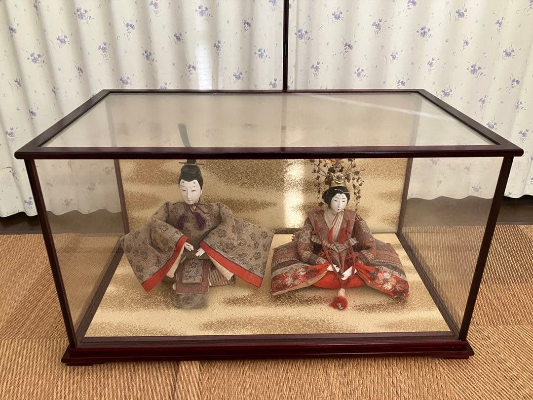 専用ケース（ガラス）付き 京都 雛人形 鱗形屋　古代雛 専用ケース（ガラス）付き 京都 雛人形 鱗形屋 古代雛 - メルカリ