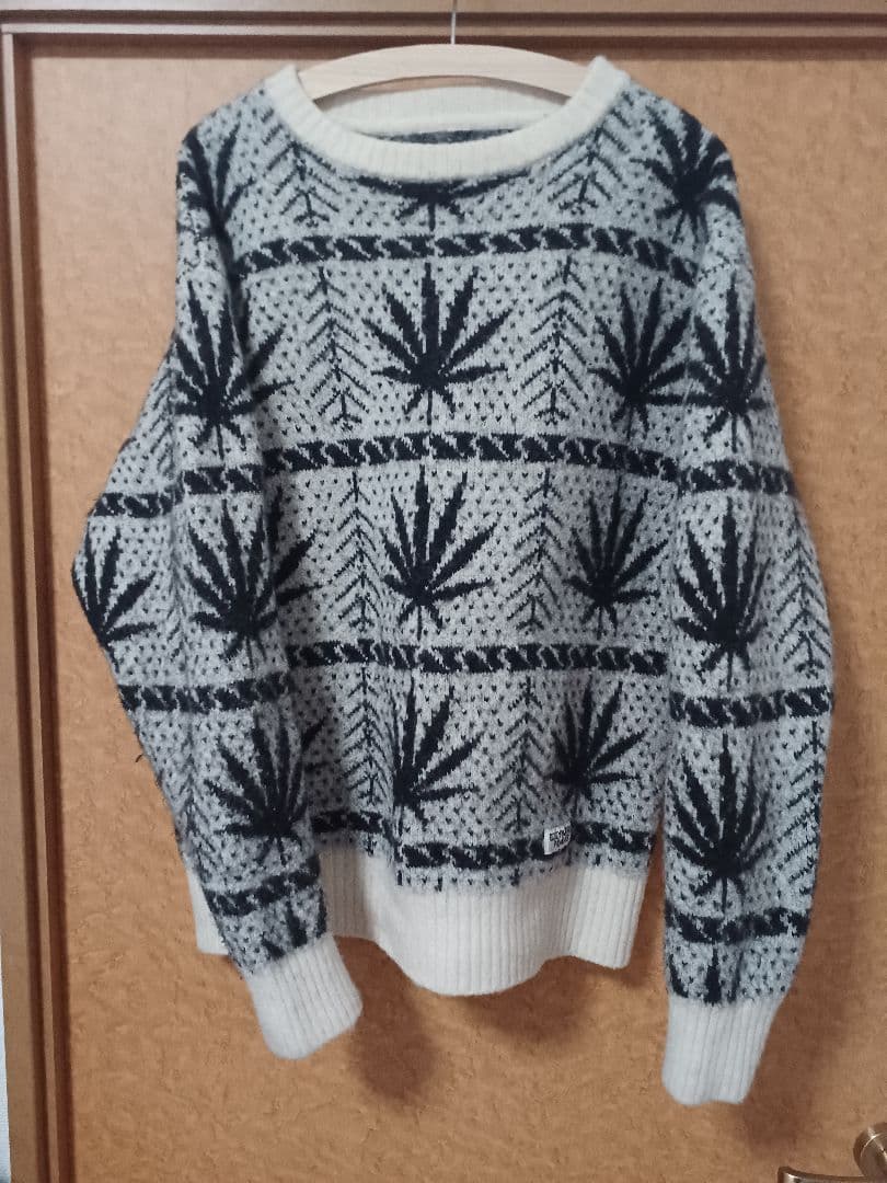 wacko maria ワコマリア ニット high times ハイタイムズ WACKO MARIA (ワコマリア)HIGHTIMES RASTA STRIPED CREW NECK SWEATER