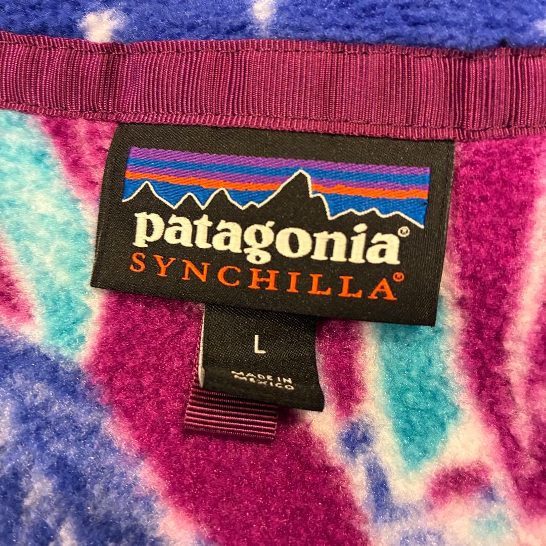 2016パタゴニア フクロウ 総柄 ライトウェイト シンチラ スナップT L