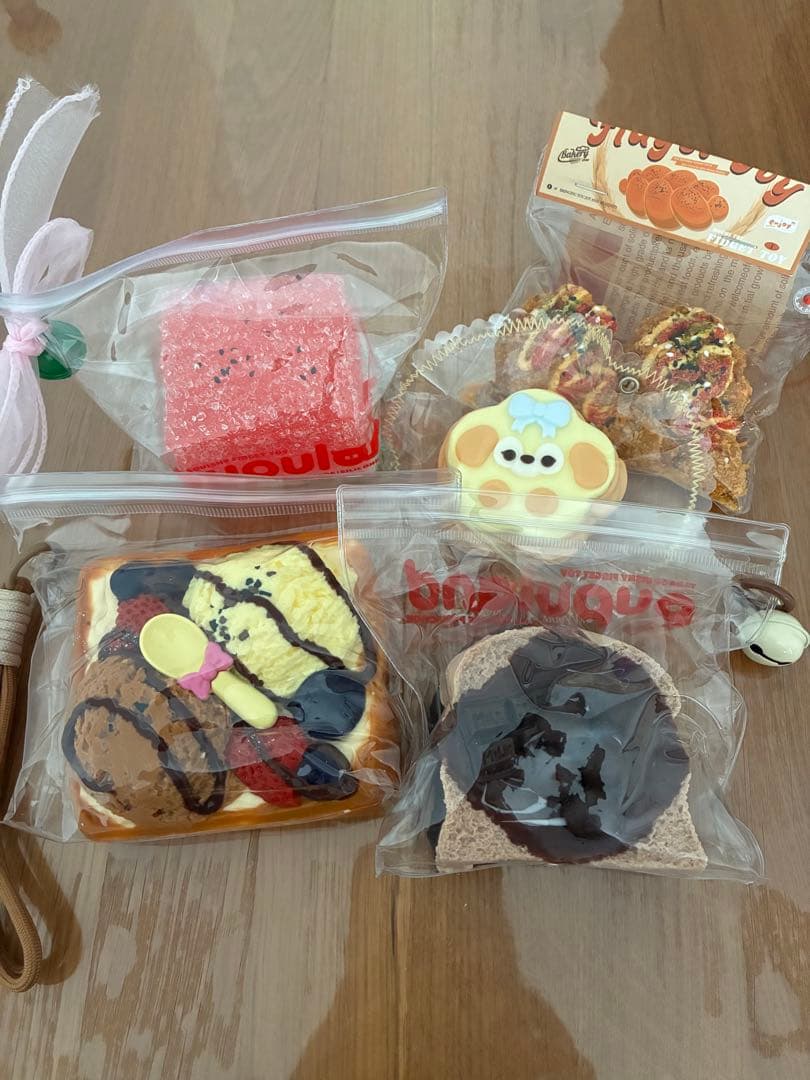 スクイーズ まとめ売り 5点セット 予備袋付き - メルカリ