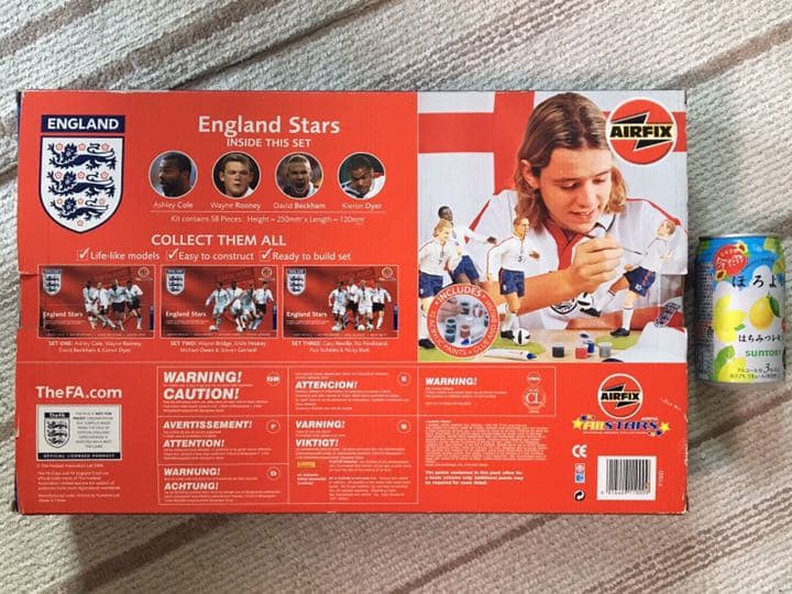 珍品 AirFix サッカー イングランド代表 ベッカム他4人セット