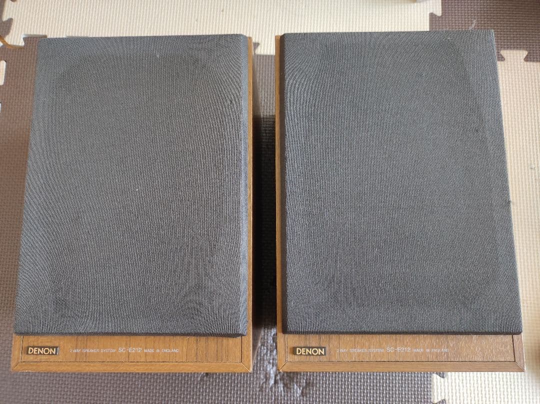 DENON　SC-E212 名器　密閉式　英国製　希少シリアル連番 DENON SC-E212 名器 密閉式 英国製 希少シリアル連番 - メルカリ