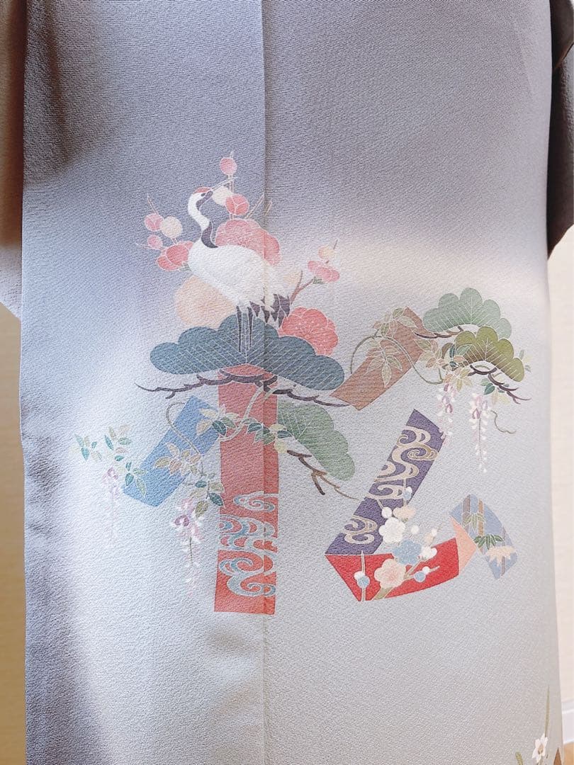 美品 田村哲彦 訪問着 フルセット 裄68 本加賀友禅 卒業式 入学式 M S