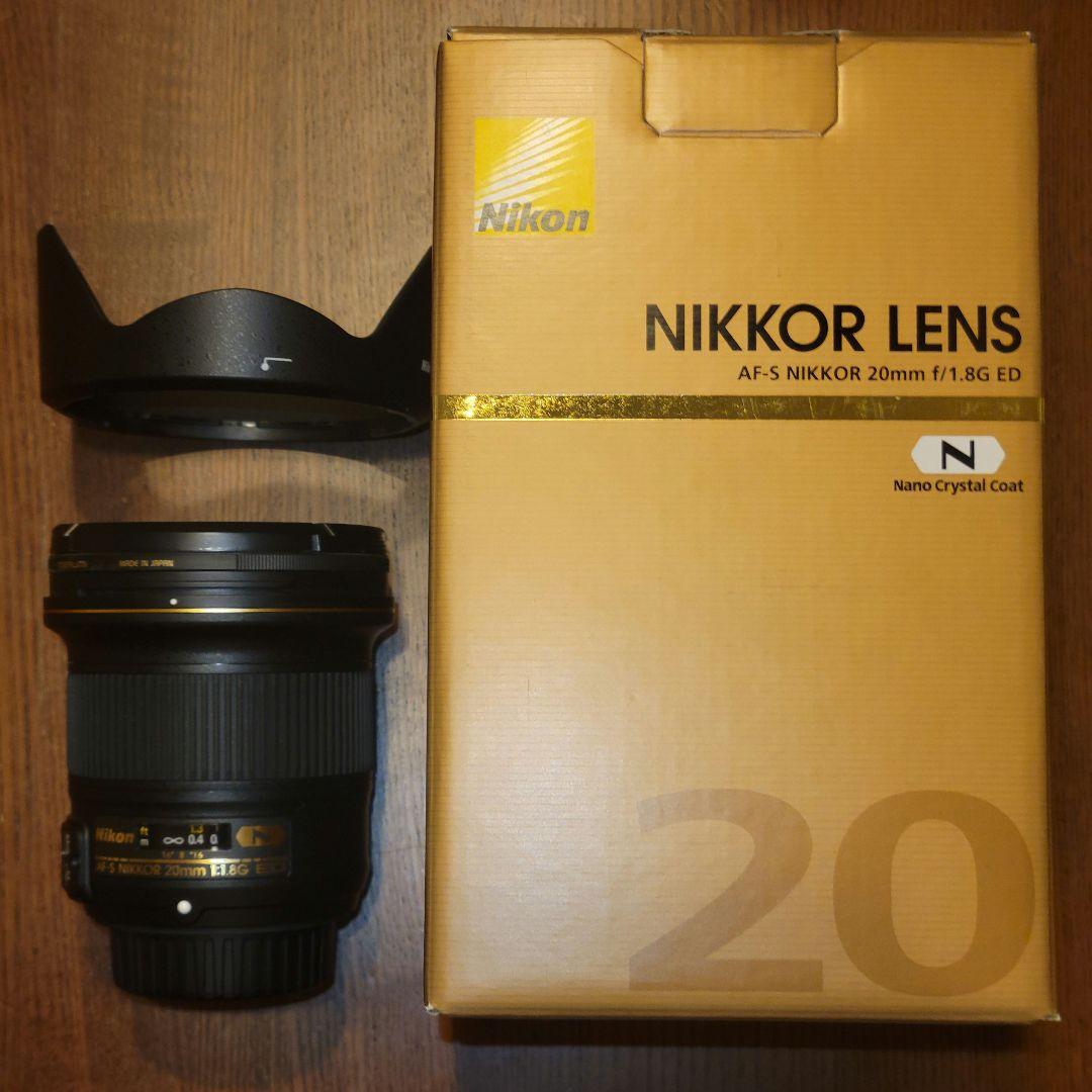 NIKKOR AF-S 20mm f/1.8G ED（レンズプロテクト付き） 新品)Nikon (ニコン) AF-S NIKKOR 20mm F1.8G ED（商品ID