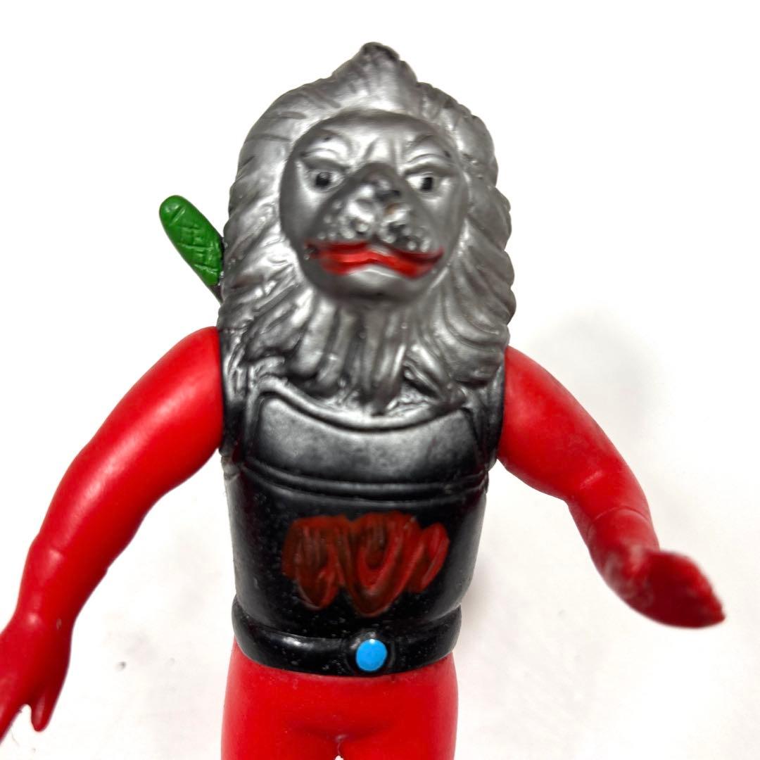 昭和レトロ 快傑ライオン丸 ソフビ 当時物 無版権 - メルカリ