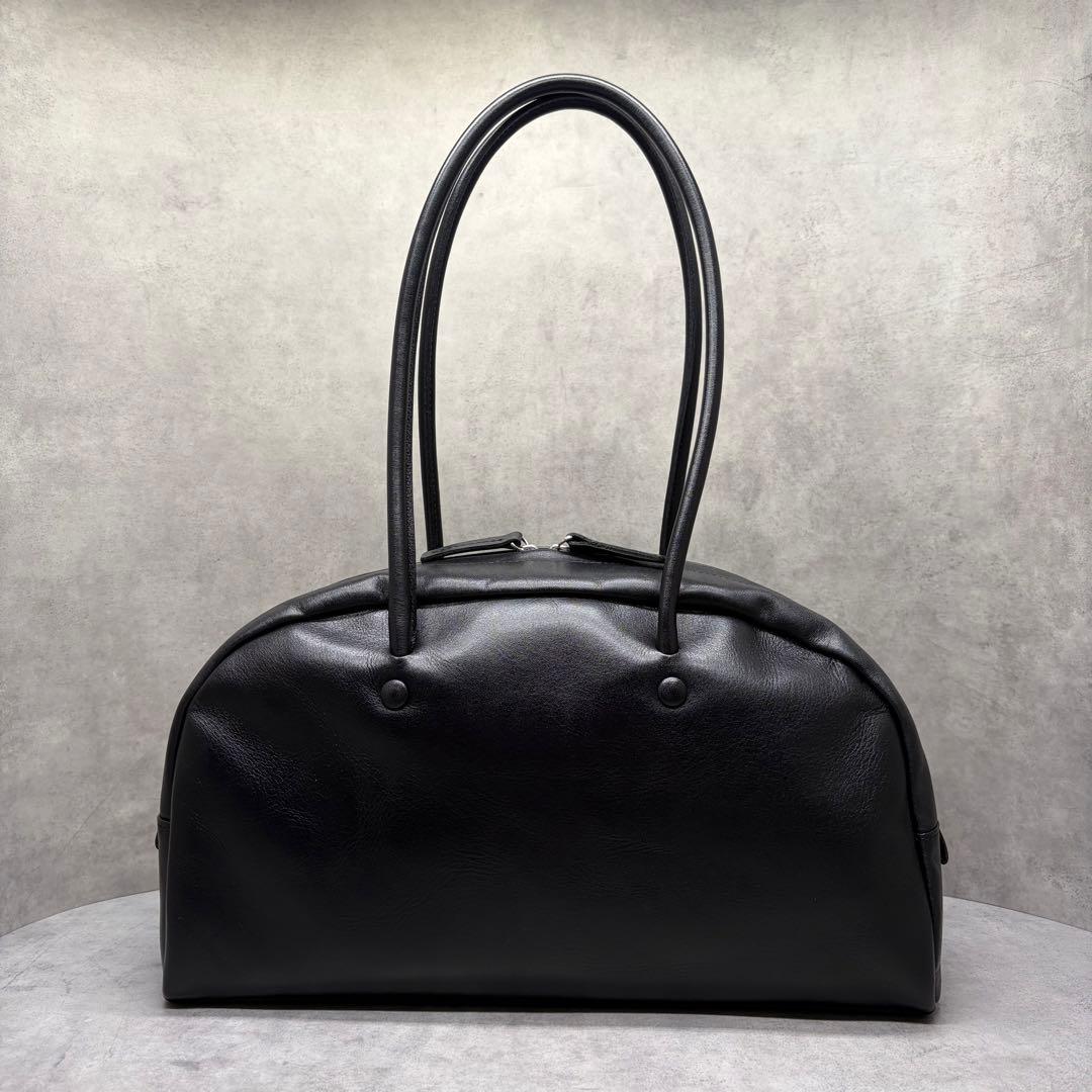 中川政七商店 上質レザー ハンドバッグ ミニボストン 黒 日本製 国産牛革のボストンバッグ｜かばん｜中川政七商店 公式サイト