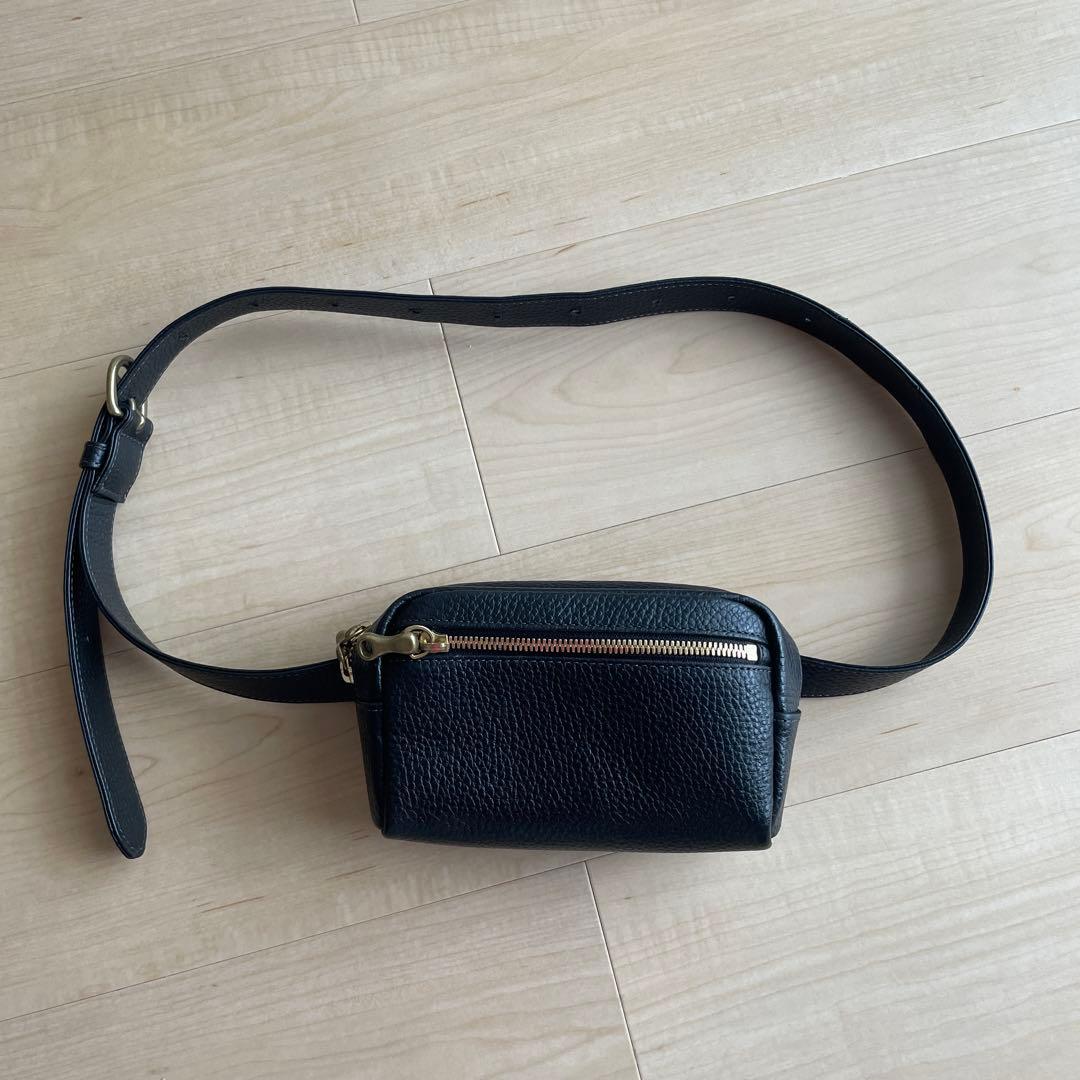 専用です。TOFF＆LOADSTONE、ウエストバッグ、黒、ブラック、レザー 専用です。TOFF＆LOADSTONE、ウエストバッグ、黒、ブラック、レザー