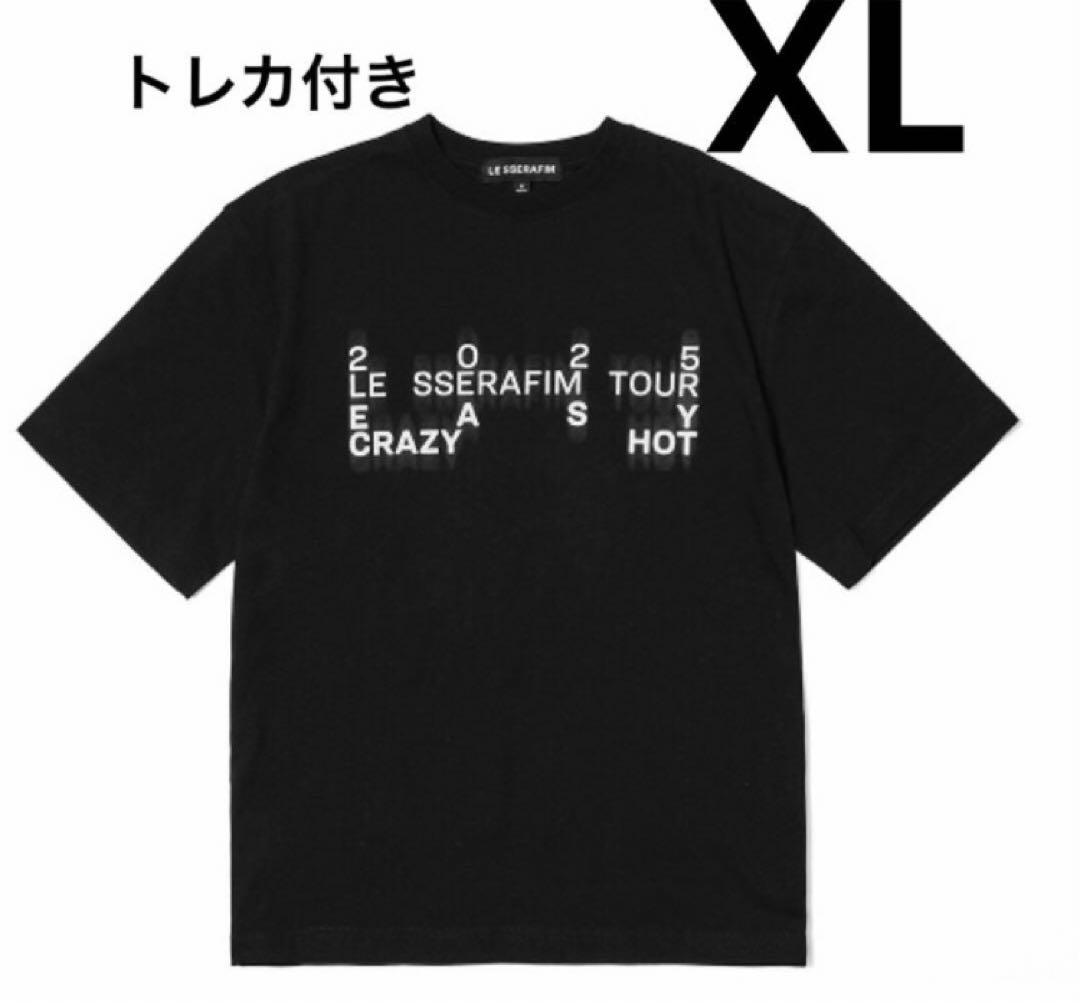 LE SSERAFIM EASY CRAZY HOT 半袖 Tシャツ XL ② - メルカリ