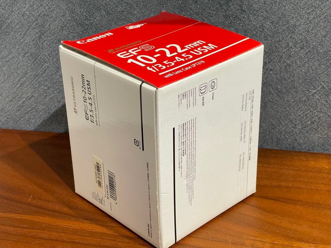 Canon EF-S 10-22mm f/3.5-4.5 USM 保護フィルタ付