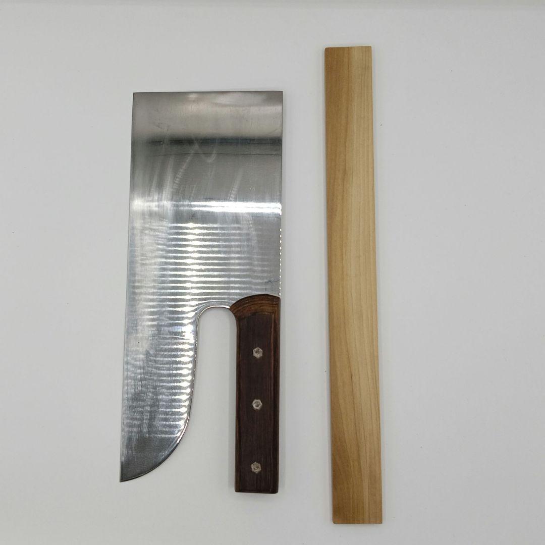 そば・麺切り包丁 合羽橋 木製ハンドル 鍔屋 上128 - メルカリ