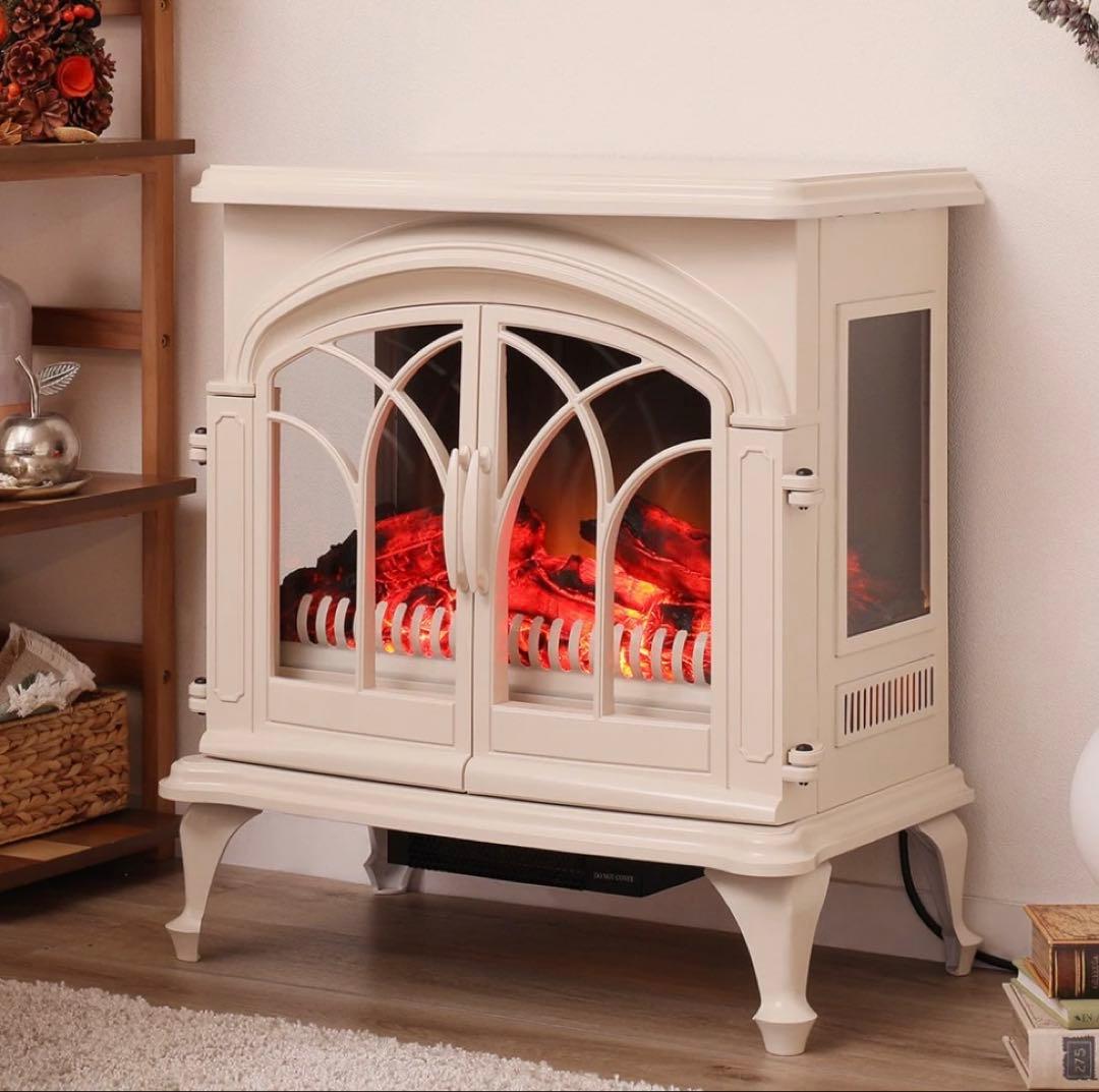 ニトリ ワイド暖炉型ファンヒーター アイボリー BLT-999B-3-IV - メルカリ