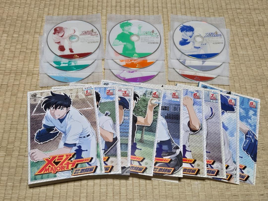 DVD　メジャー　MAJOR　1期〜6期　＋　2nd 　全６２巻　レンタル専用