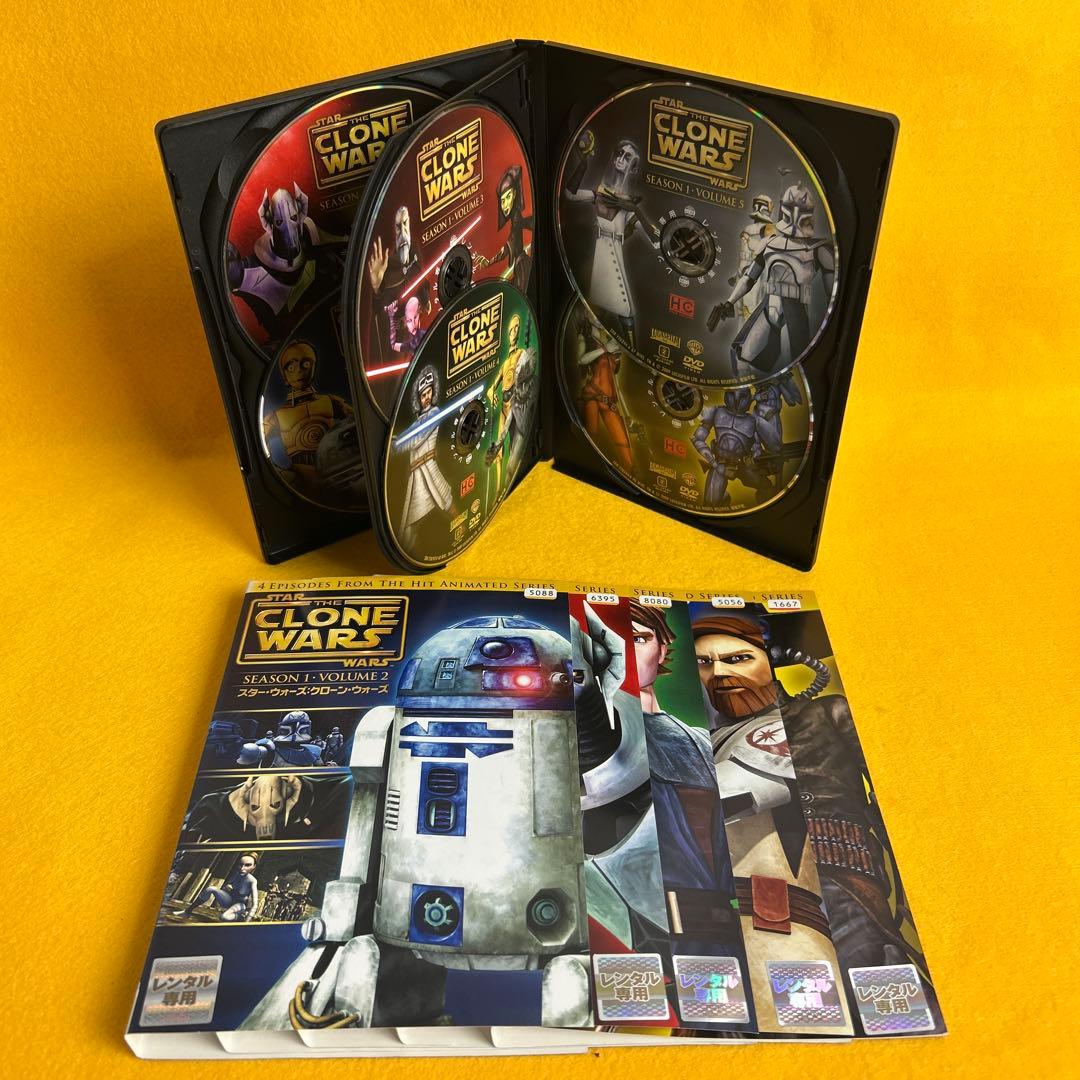 《新品ケース》スター・ウォーズ　クローン・ウォーズ　DVD 全巻セット