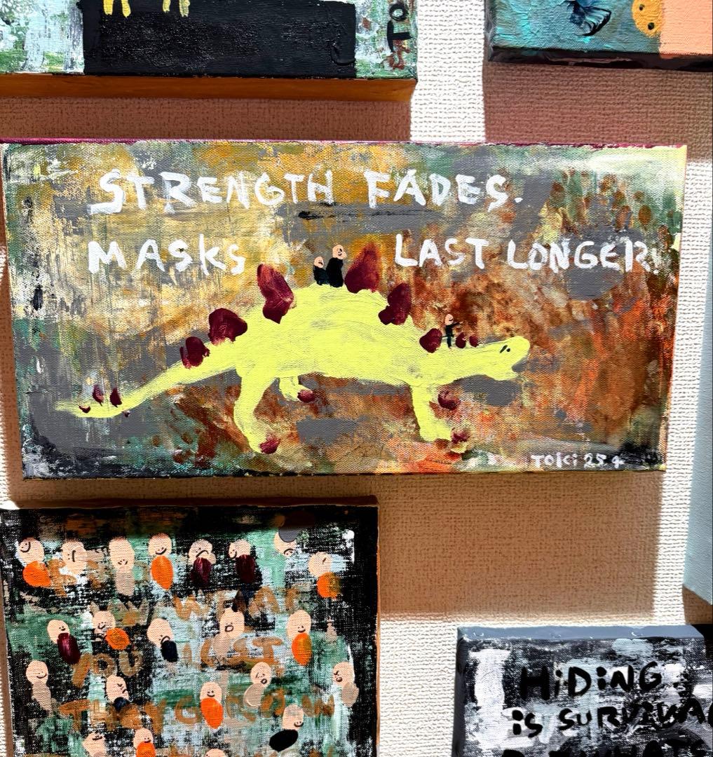 S*N様 TOKI 抽象画 ダイナソー #150 F102928960