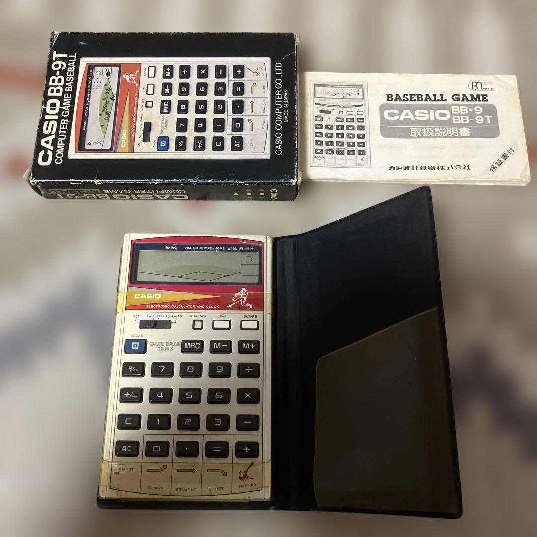 CASIO BB-9T 野球ゲーム 電卓 完働品 昭和レトロ カシオ - メルカリ