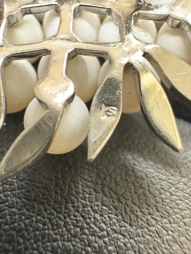 美品TASAKI タサキ　パールブローチ SV 10.9g 約5.4-6.7mm