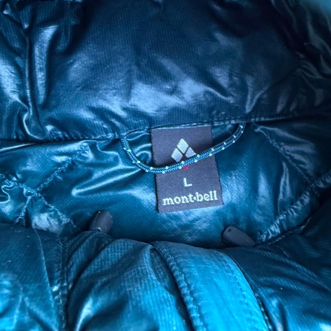 極美品 00s montbell キルティング アルパインダウンパーカ テック系