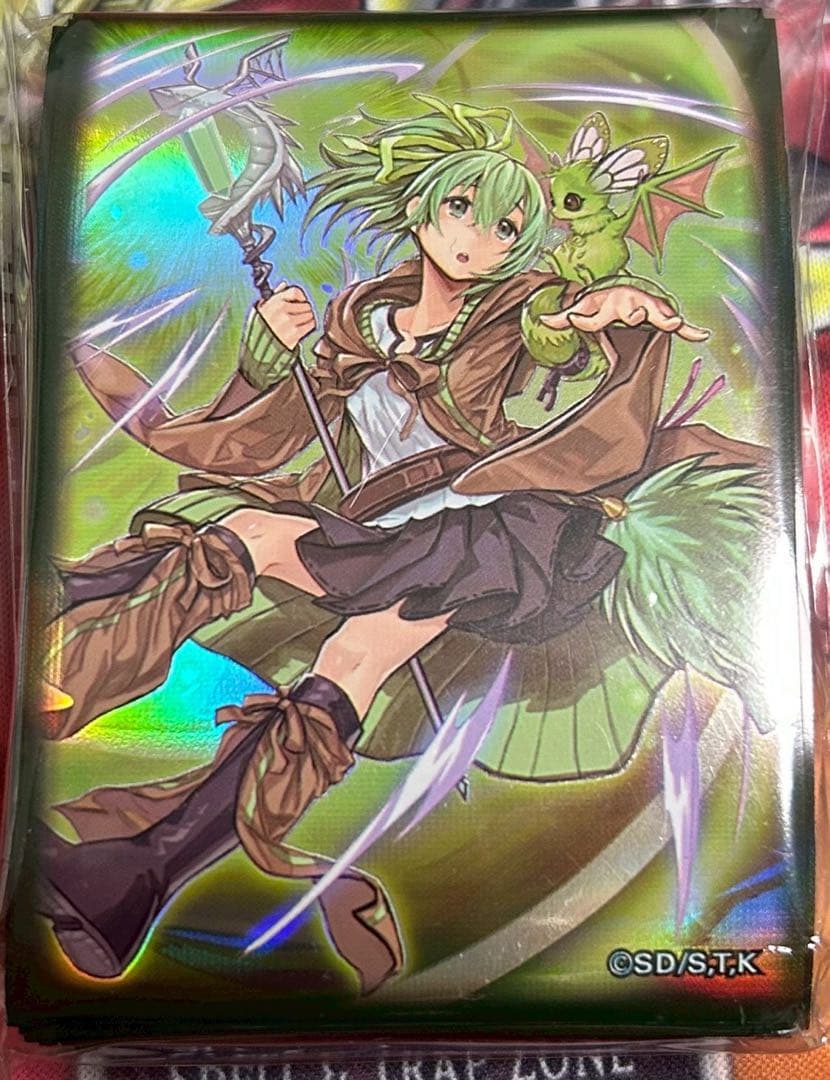 【韓国限定】蒼翠の風霊使いウィン　スリーブ　100枚入り 韓国限定】蒼翠の風霊使いウィン スリーブ 100枚入り - メルカリ