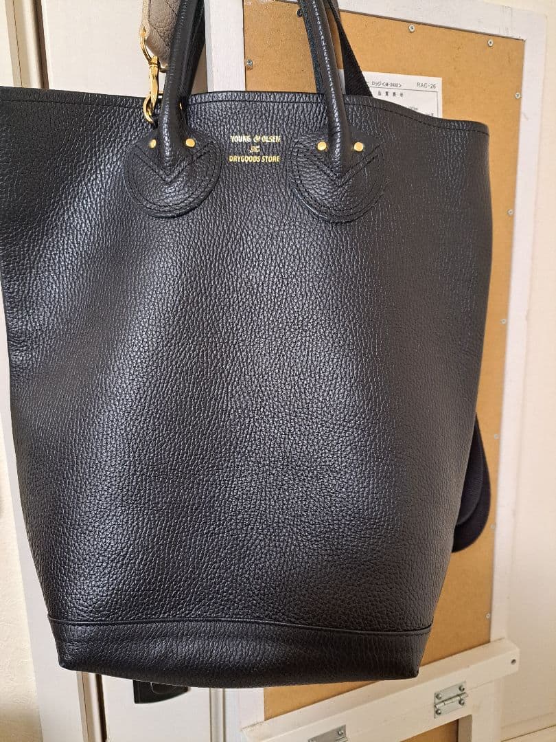 ヤングアンドオルセン　ブラックレザーバック ヤングアンドオルセン アッシュ レザー トート M – YOUNG & OLSEN The