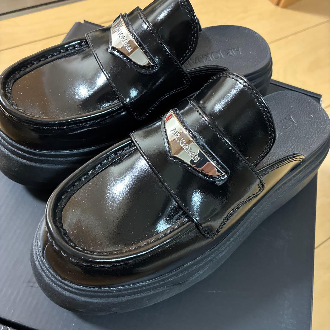 値下げします。AIR JORDAN ブラックローファー US5 値下げします。AIR JORDAN ブラックローファー US5 アウトレ