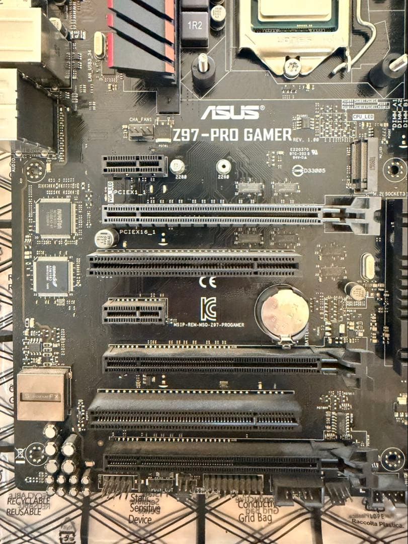 i7 4790K + ASUS Z97 PROGAMER(12GB メモリ付き) - メルカリ