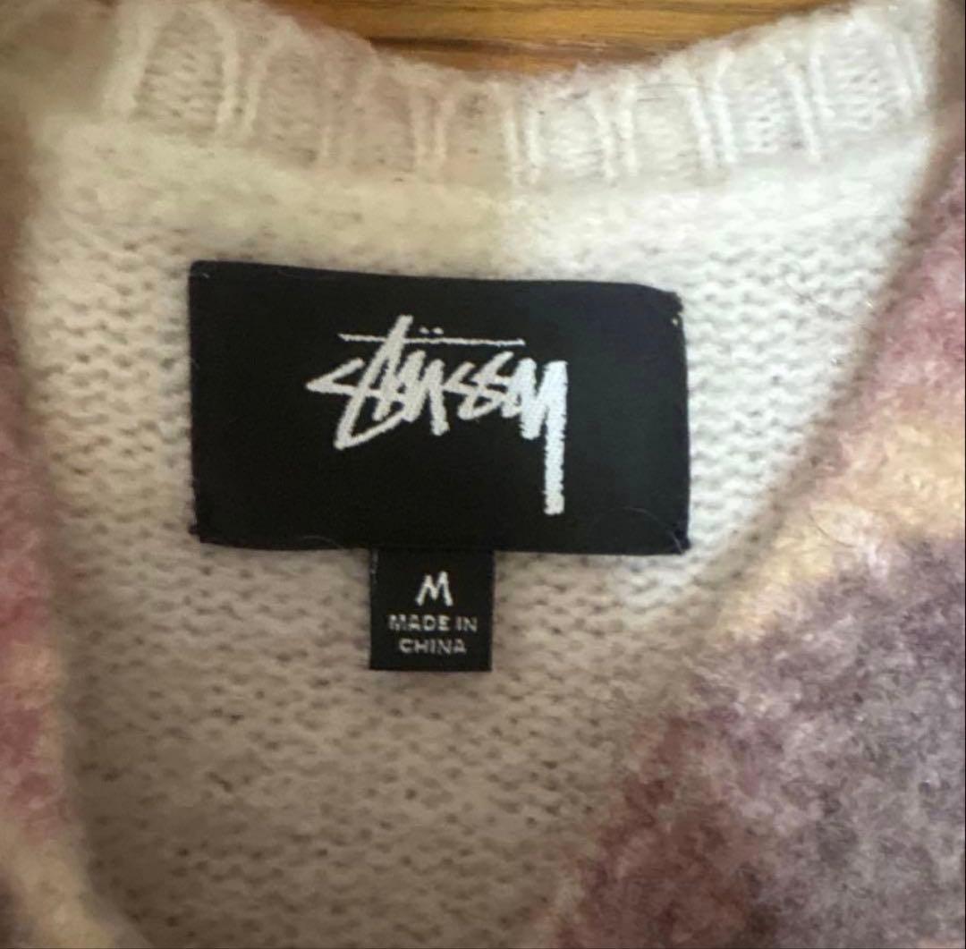 stussy 22aw マーブル模様 ニットセーター - メルカリ