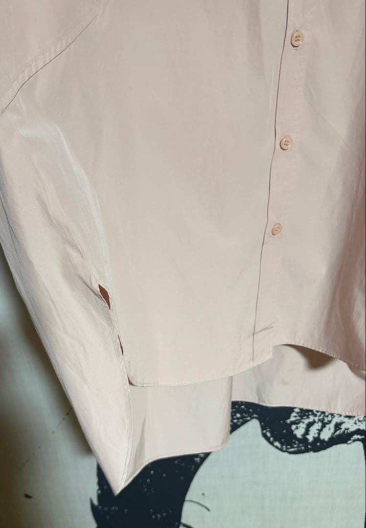 MACHATT マチャット スタンドカラーオーバーシャツ ピンク - メルカリ