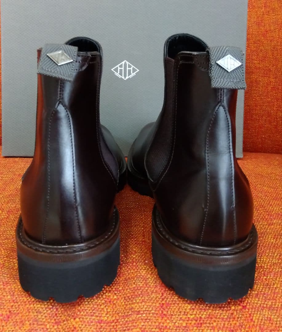 WH ダブルエイチ サイドゴアブーツ 新品未使用 US7 ダークブラウン