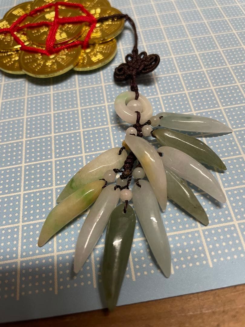 テ*ト様 化殺好転九銭【m1506 風水　災い避け 邪気避け　トラブル避け　翡翠