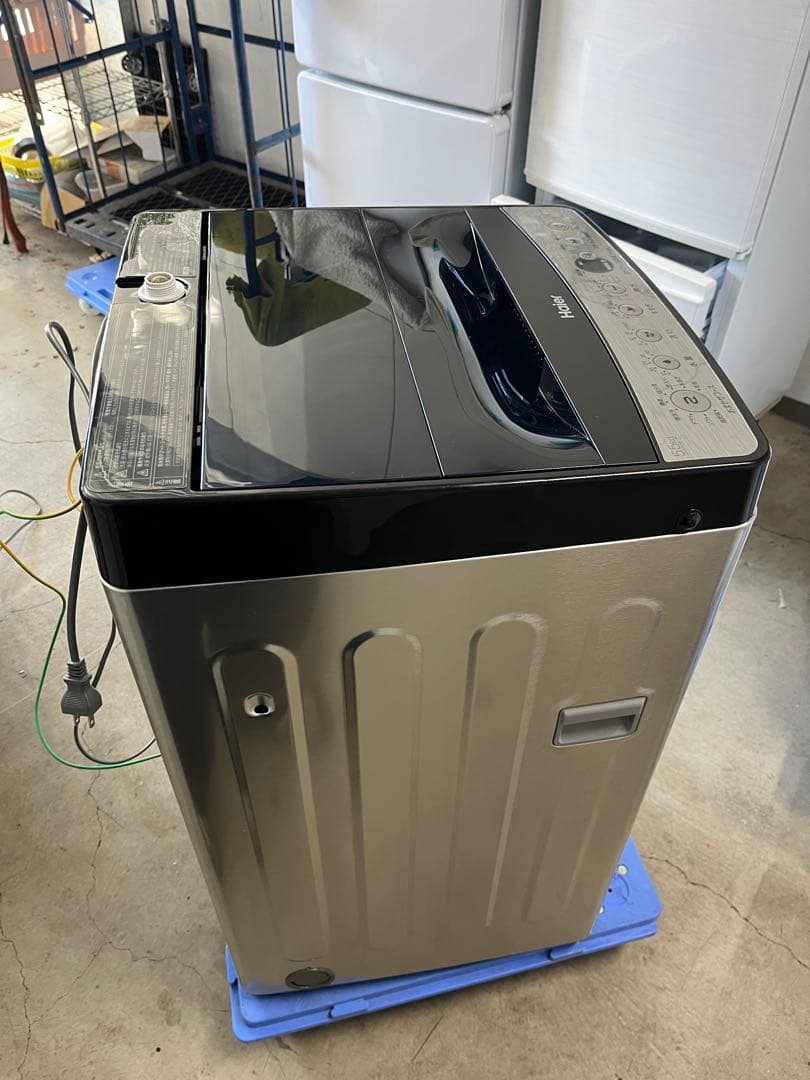 Haier 5.5kg 縦型洗濯機 一人暮らし 2023年製 黒