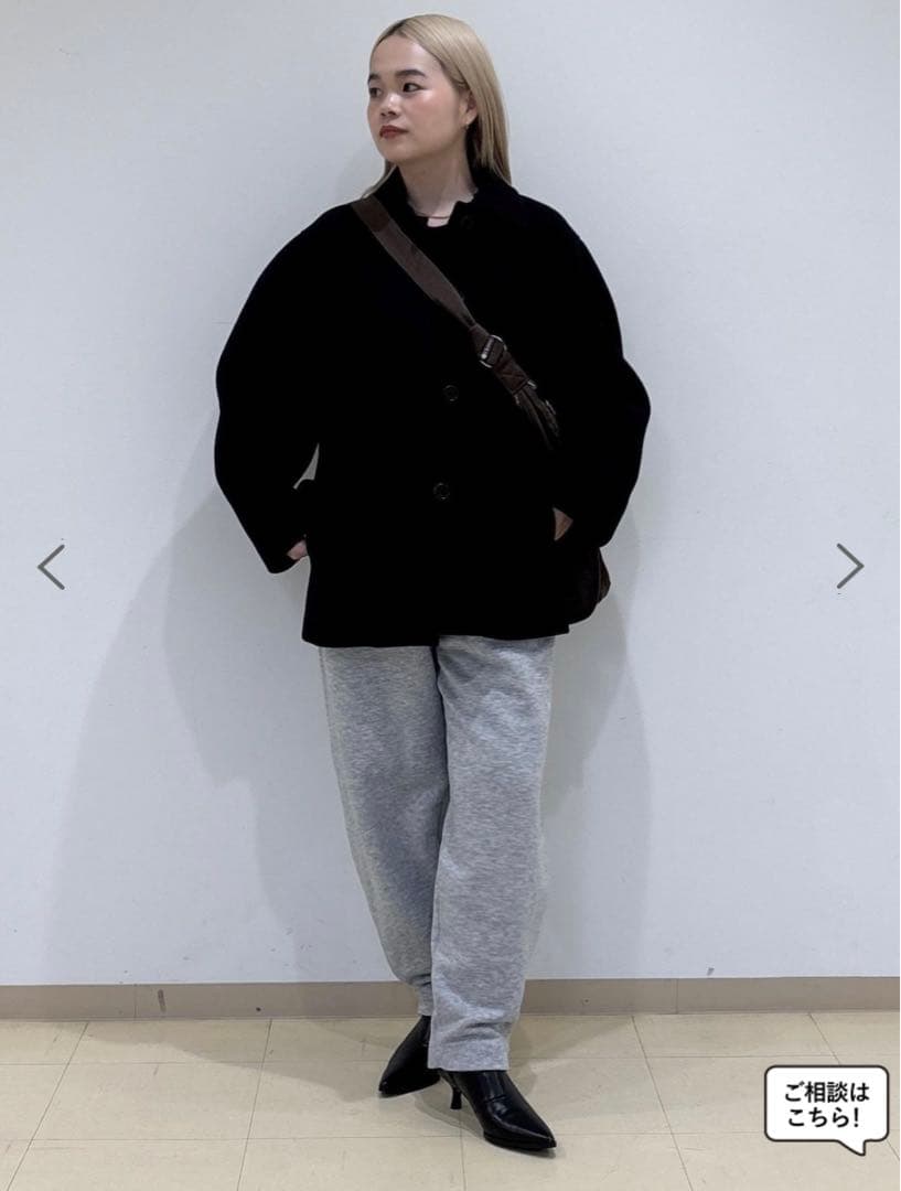 【J’aDoRe限定】【AMOMENTO】HOURGLASS HALF COAT