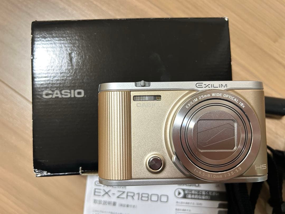 CASIO EXILIM EX-ZR1800 デジタルカメラ ゴールド EX-ZR1800 | HIGH SPEED | デジタルカメラ | CASIO