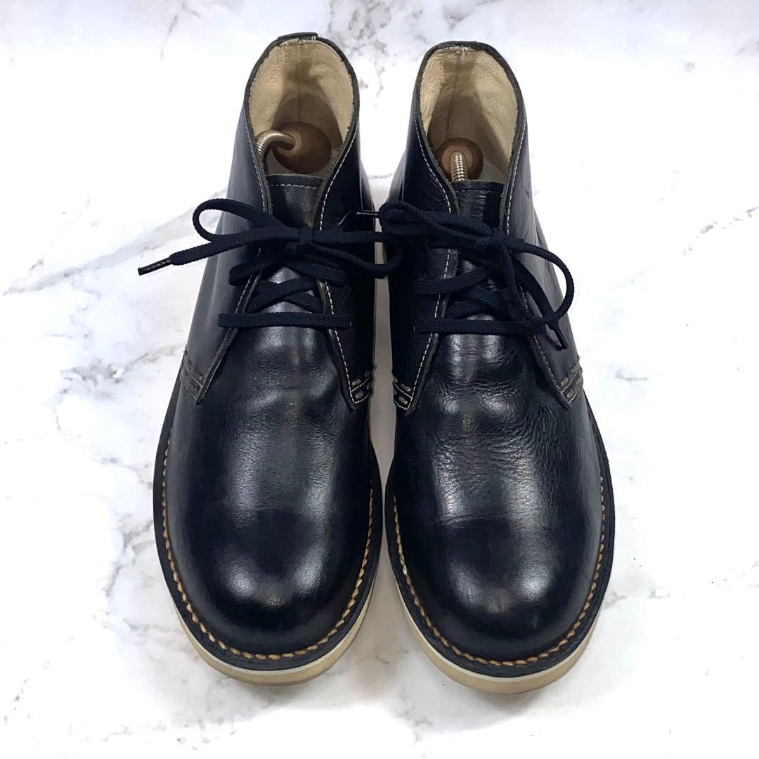 美品】ダナー ローズバーグクリスティー レザー チャッカブーツ 黒 US9